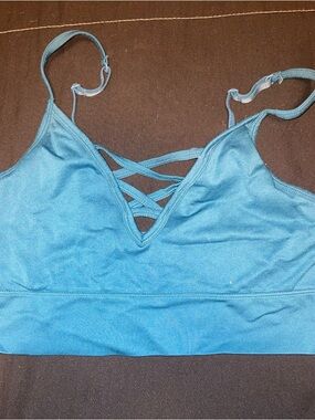 No boundaries juniors size large Blue Strappy Bralette - Women's Intimates